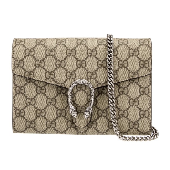 GUCCI GG Supreme Dionysus Wallet on Chain - Picture 1 of 13